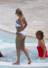 Rita Ora Hot Relaxing with Friends in the Pool 