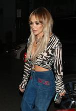 Rita OraSexy in Rita Ora at a friend's birthday party in London