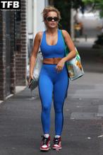 Rita OraSexy in Rita Ora Sexy Seen Showing Off Her Nipples And Cameltoe At The 98 Riley Street Gym in Sydney 