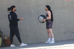 Rumer WillisSexy in Rumer Willis Sexy Seen Training Exercises Alongside Fitness Coach In Santa Monica