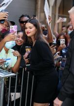 Selena GomezSexy in Selena Gomez Sexy Seen Arriving at the Tonight Show With Stephen Colbert in NYC