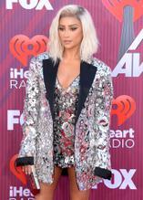 Shay MitchellSexy in Shay Mitchell attends the 2019 iHeartRadio Music Awards held at Microsoft Theater in Los Angeles