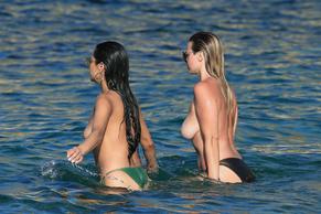 Shay MitchellSexy in Shay Mitchell Sexy & Topless Photos Spotted On the Beach in Mykonos Greece 