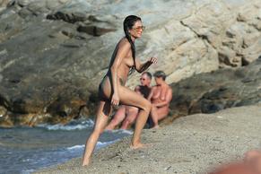 Shay MitchellSexy in Shay Mitchell Sexy & Topless Photos Spotted On the Beach in Mykonos Greece 