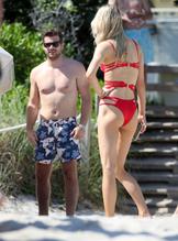 Sofija MilosevicSexy in Sofija Milosevic Sexy Spending Valentine's Day With Footballer Adem Ljajic On the Beach