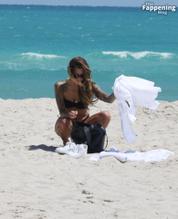 Sophia ThomallaSexy in Sophia Thomalla Sexy Shows Off Her Sizzling Body Wearing a Beautiful Bikini at the Beach in Miami 