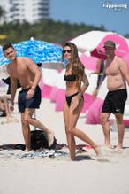 Sophia ThomallaSexy in Sophia Thomalla Sexy Shows Off Her Sizzling Body Wearing a Beautiful Bikini at the Beach in Miami 