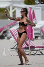 Sophia ThomallaSexy in Sophia Thomalla Sexy Shows Off Her Sizzling Body Wearing a Beautiful Bikini at the Beach in Miami 