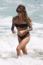 Sophia ThomallaSexy in Sophia Thomalla Sexy Shows Off Her Sizzling Body Wearing a Beautiful Bikini at the Beach in Miami 