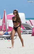 Sophia ThomallaSexy in Sophia Thomalla Sexy Shows Off Her Sizzling Body Wearing a Beautiful Bikini at the Beach in Miami 