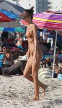 THAISMARTINSSEXYINABEIGETHONGBIKINIATTHEBEACHINMIAMI - NUDE STORY