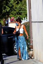 Vanessa HudgensSexy in Vanessa Hudgens pictured visiting a friends house in Los Angeles