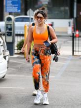 Vanessa HudgensSexy in Vanessa Hudgens Sexy Takes Her Gym Fashion To Another Level in West Hollywood