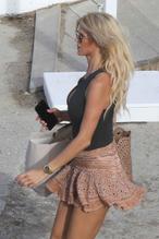 Victoria SilvstedtSexy in Victoria Silvstedt Flashes her boobs at the beach in St. Barts, France