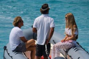 Vivian SiboldSexy in Vivian Sibold and Nico Rosberg spotted on a boat enjoying their time In Formentera, Spain