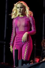 Zara Larsson Sexy in A Pink Bodysuit at Bravalla Festival 2016 in Norrkoping