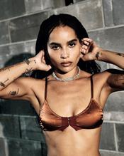 Zoe KravitzSexy in Zoe Kravitz Sexy Poses Topless For The AnOther Magazine Photoshoot