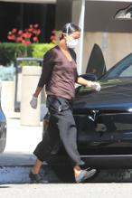 Zoe Saldana and Marco Perego head out in Los Angeles